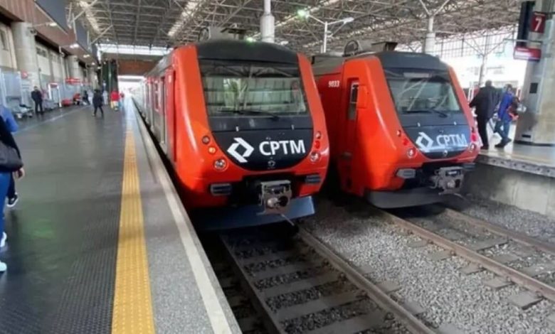 Trens da CPTM nas linhas 11, 12 e 13