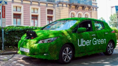 Carro elétrico do serviço Uber Green em São Paulo, ilustrando se o Uber Green é mais caro que o UberX.