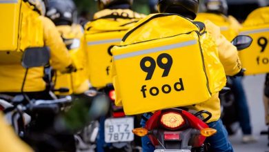 Imagem de anúncio da 99Food prometendo R$ 250 por dia a entregadores em São Paulo, com foco no serviço de delivery.