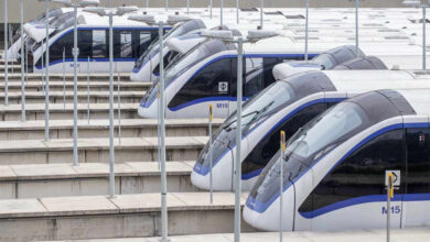 Monotrilho da Linha 15-Prata do Metrô de São Paulo, que ficará fechado para testes neste fim de semana.