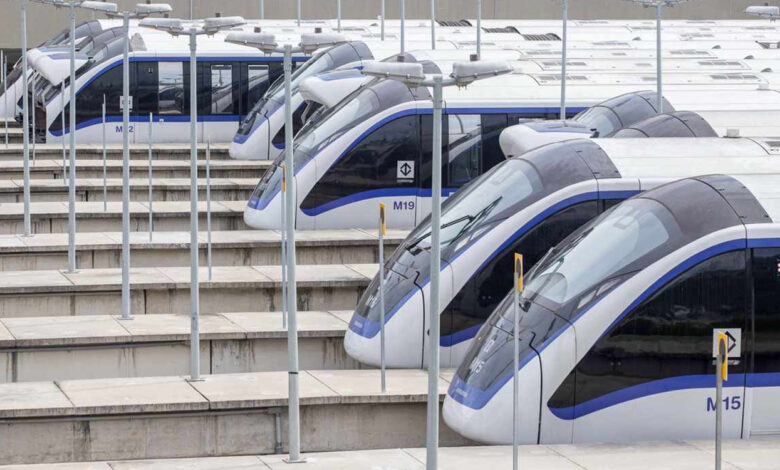 Monotrilho da Linha 15-Prata do Metrô de São Paulo, que ficará fechado para testes neste fim de semana.