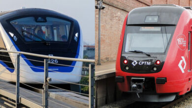 Monotrilho da Linha 15-Prata do Metrô e trem da CPTM. Obras Metrô e CPTM impactam a circulação.