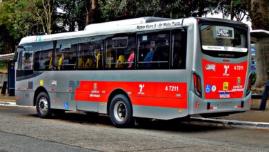 Ônibus da linha 342C em São Paulo, afetada pela interdição na Penha a partir de 1º de setembro.